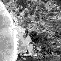 The second Principal Component (PC2) image of the Morro Bay scene.