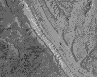 Landsat TM Band 7 image of Waterpocket Fold.