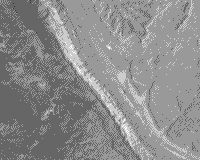 Landsat TM Band 1 image of Waterpocket Fold.