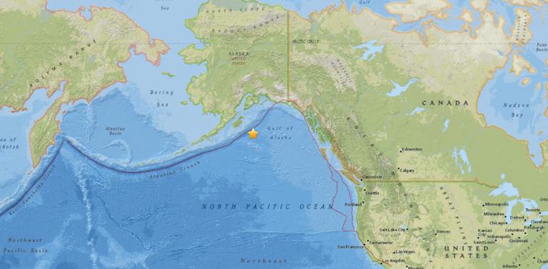 January 29, 2018 Earthquake Information of  247km SE of Kodiak, Alaska