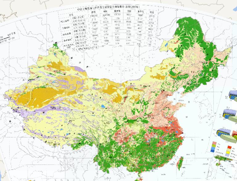 China's land utilization online map