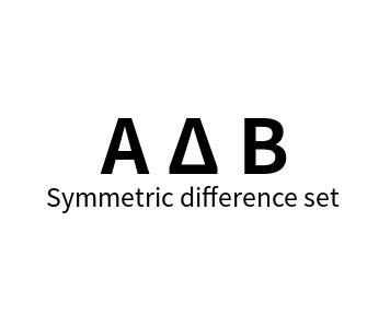 Symmetric difference set online calculator