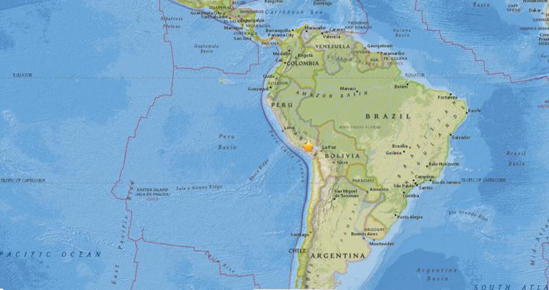 January 15, 2018 Earthquake Information of 3km NW of Jayune, Peru