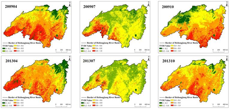 Temperature Vegetation Dryness Index 1-km Grid Dataset in Amur River Basin (2007-2018)