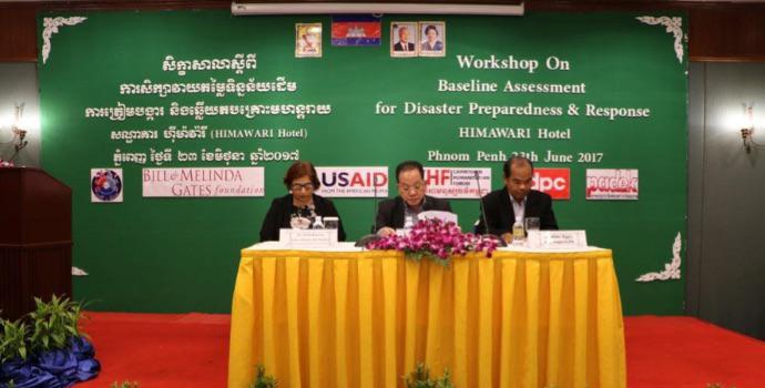 ADPC hosts workshop on the Baseline Assessment for Disaster Preparedness and Response in Cambodia