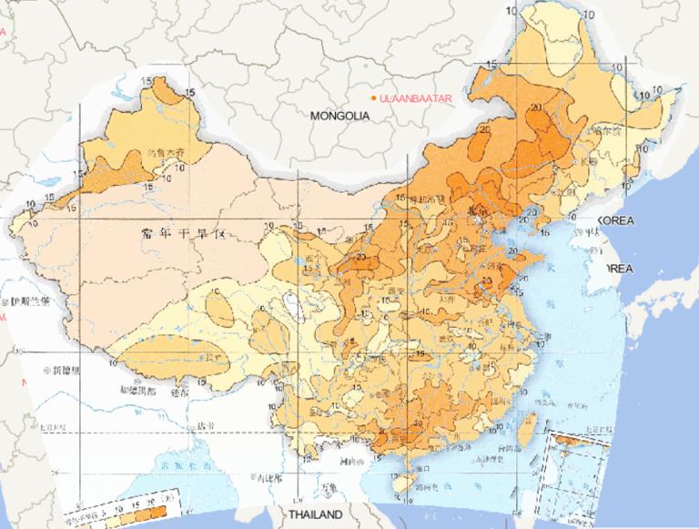Online map of average autumn drought days in China from 1981 to 2010