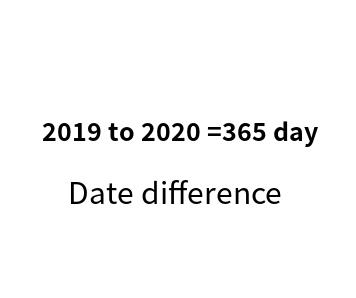 Calculate the date difference