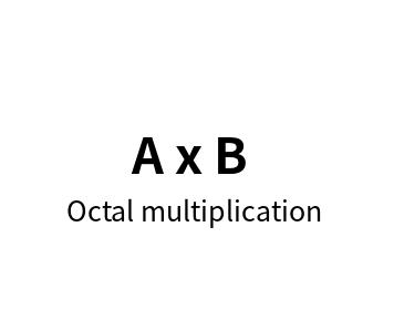 Octal multiplication online calculator