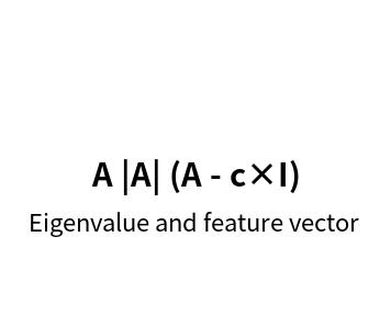 Eigenvalue and feature vector online calculator