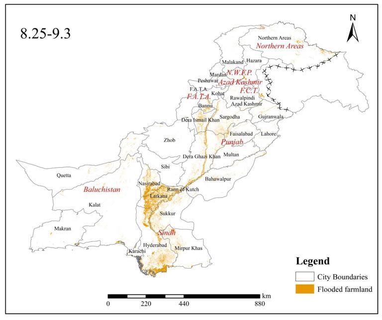 Dataset of flooded Farmland in Pakistan (2022)