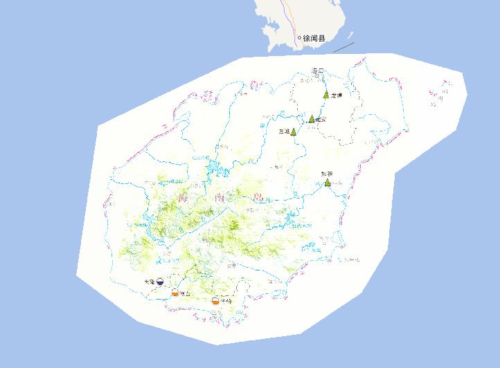 Water regimen and reservoir  and riverway condition online map from Oct 14th to 18th,2010 during the October's flood disaster period in South China