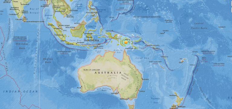 February 26, 2018 Earthquake Information of 50km WSW of Mendi, Papua New Guinea