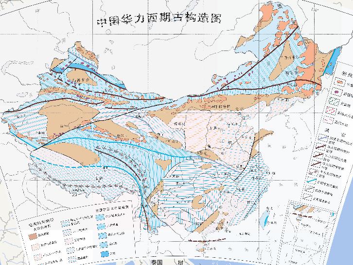 A historical tectonic map of huali west in China