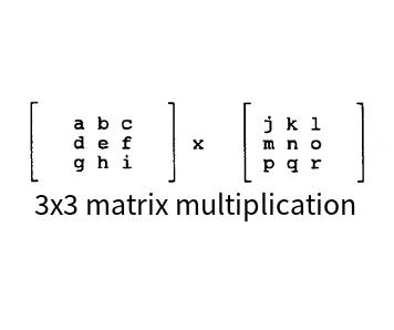 3x3 3rd-order matrix multiplication online calculator