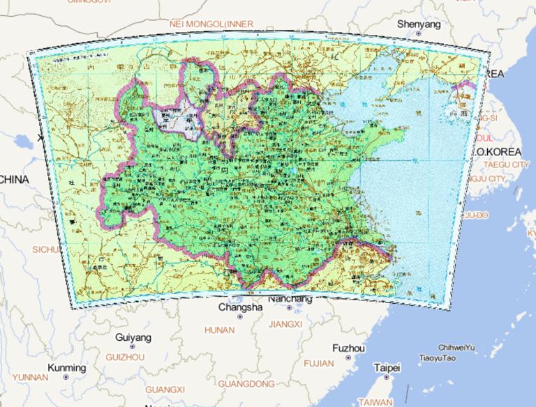 The Five Dynasties and Ten Kingdoms Period of China and the Historical Map of the North Han Dynasty