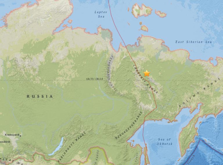 September 15, 2017 Earthquake Information of  Druzhina, Russia