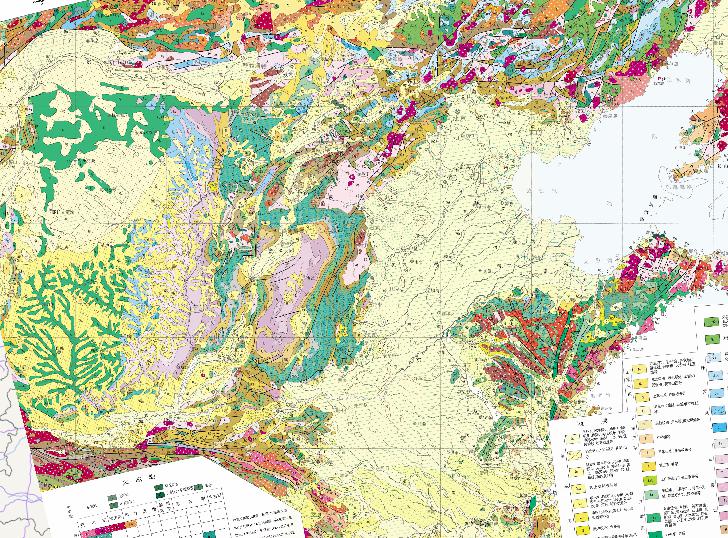 Geological online map of North China