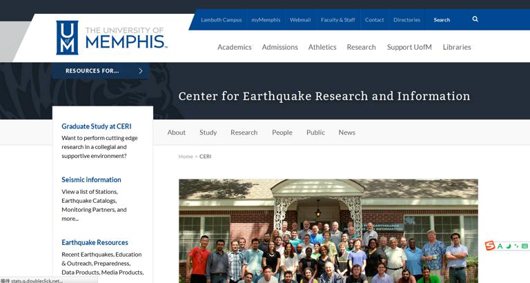 Center for Earthquake Research and Information, University of Memphis  (USA)