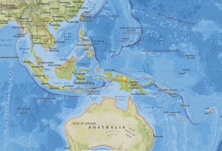 September 25, 2017 Earthquake Information of Abepura, Indonesia