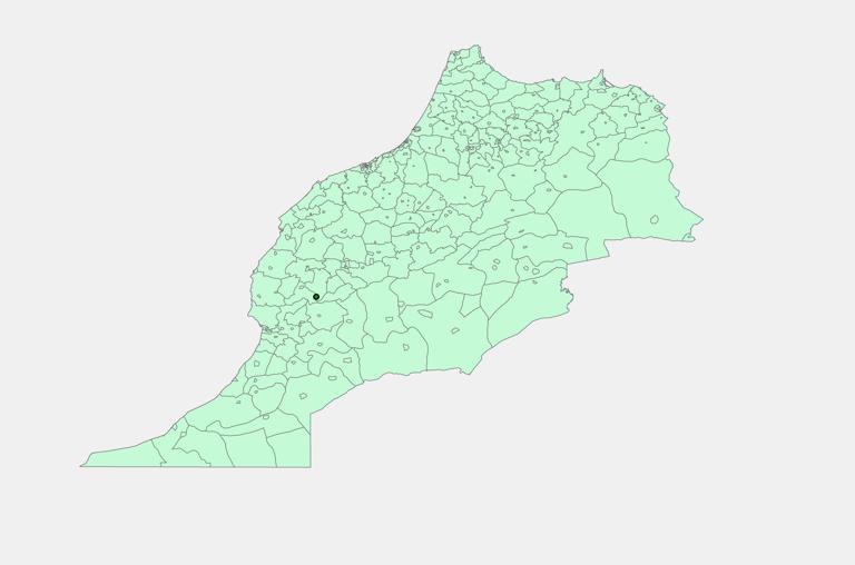 Earthquake epicentre data for Morocco