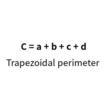 Trapezoidal perimeter online calculator