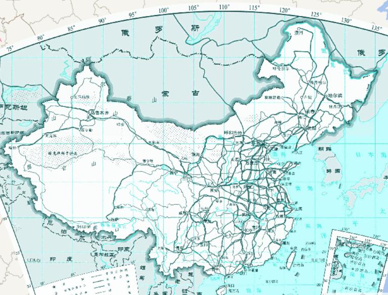 People's Republic of China basic elements Edition (1: 35,000,000) Online Map