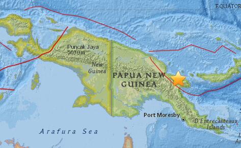 June 15, 2018 Earthquake Information of 86km NNW of Lae, Papua New Guinea