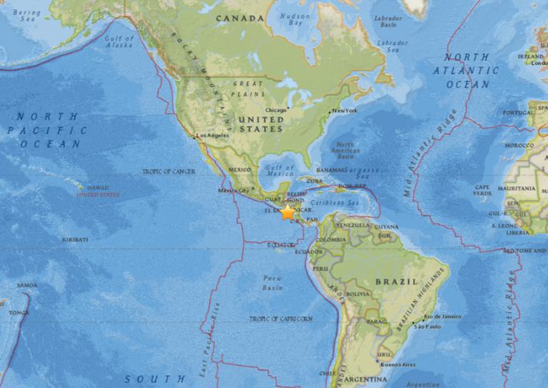 September 3, 2017 Earthquake Information of Corinto, Nicaragua