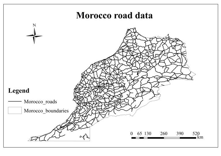 Morocco road data