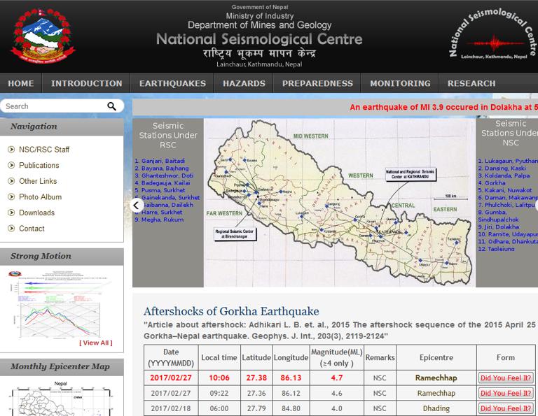 Nepal National Seismological Center