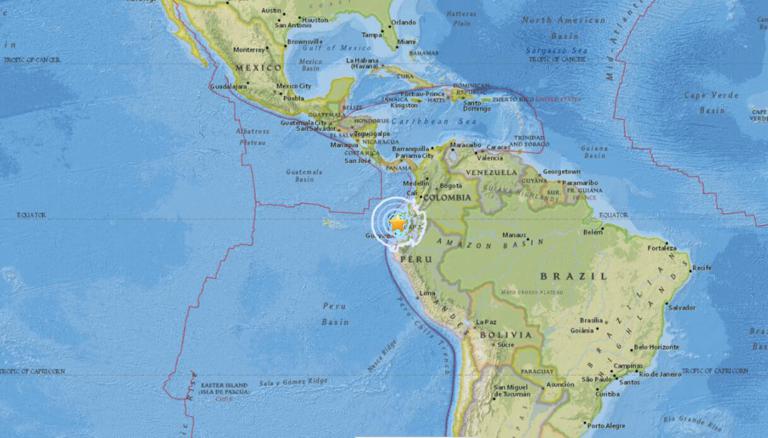 December 3, 2017 Earthquake Information of 19km NE of Bahia de Caraquez, Ecuador
