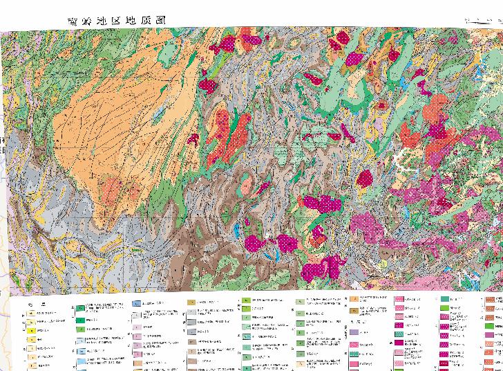 Geological Online Map of Nanling Region, China