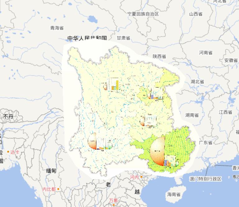 China's drought-fighting agricultural drought input online map in southwest China in 2010