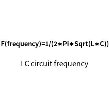 LC circuit frequency online calculator