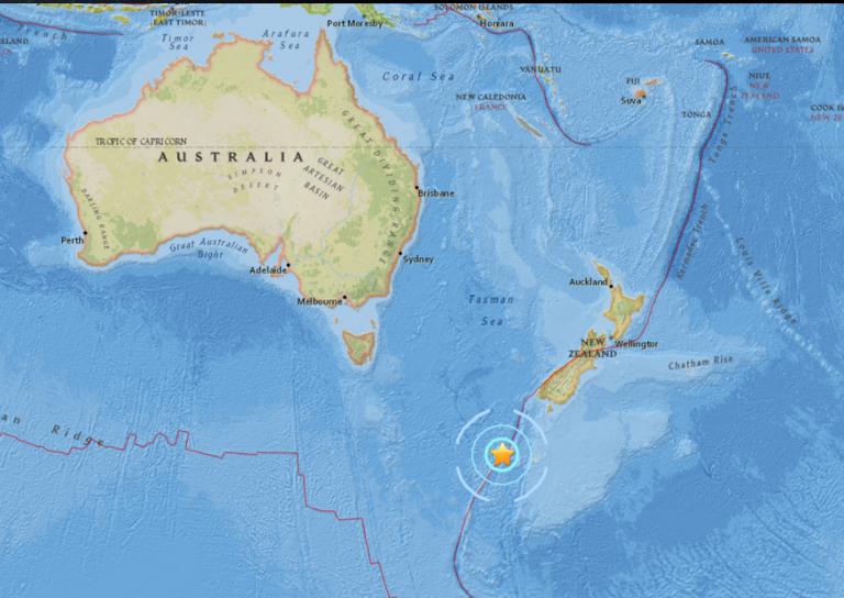 September 20, 2017 Earthquake Information of Auckland Island, New Zealand