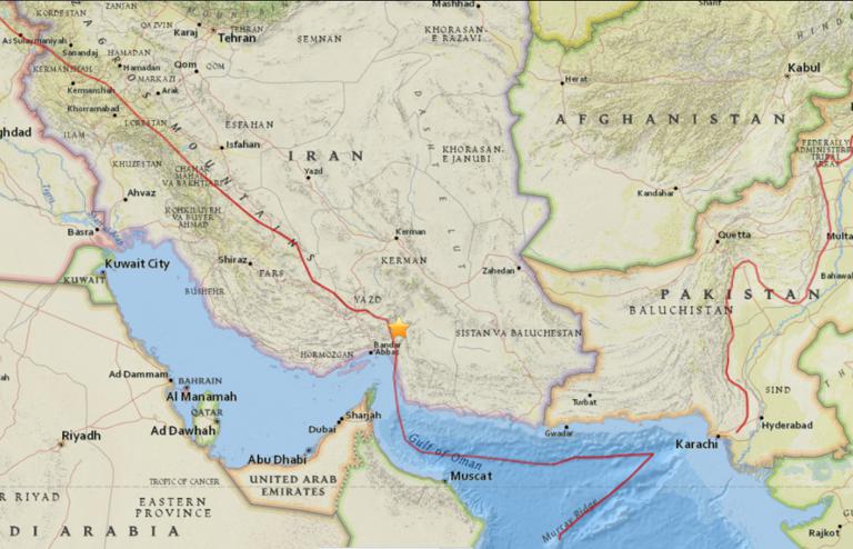 October 23, 2017 Earthquake Information of Minab, Iran
