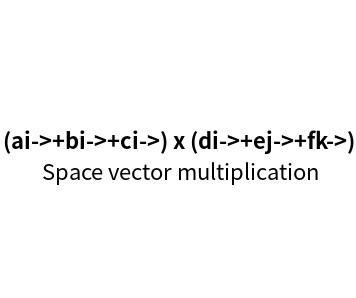 Space vector multiplication online calculator