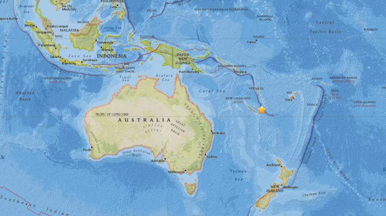 November 11, 2017 Earthquake Information of Tadine, New Caledonia