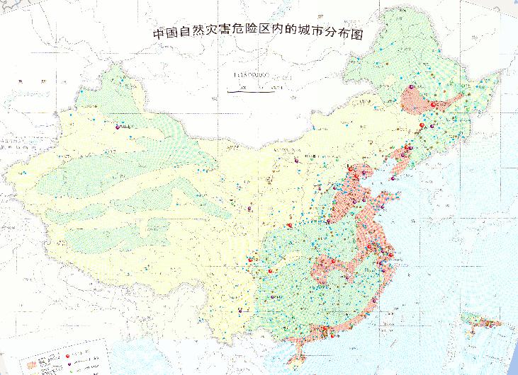 Online Map of the Urban Distribution in China 's Natural Hazardous Areas