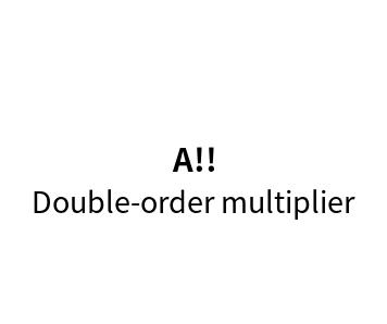 Double-order multiplier online calculator