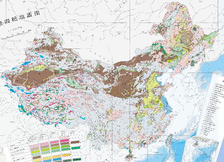 Quaternary geological map of China