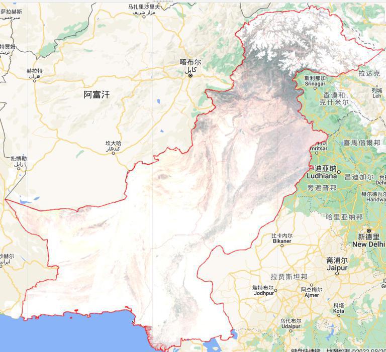 Sentinel synthetic image dataset throughout Pakistan