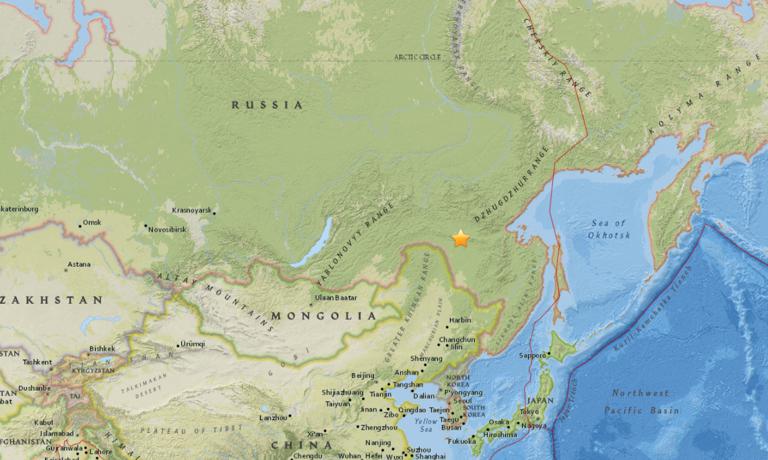 October 26, 2017 Earthquake Information of Zeya, Russia