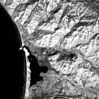 TM Band 7 image of Morro Bay, California