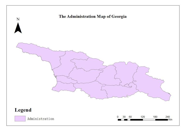 Basic national information database of Georgia