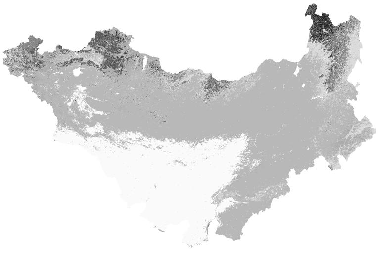 Land cover data of Mongolian Plateau (2005)