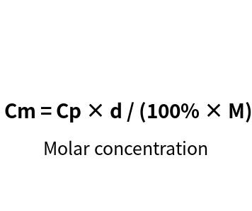 Molar concentration online calculation tool _ physical calculation