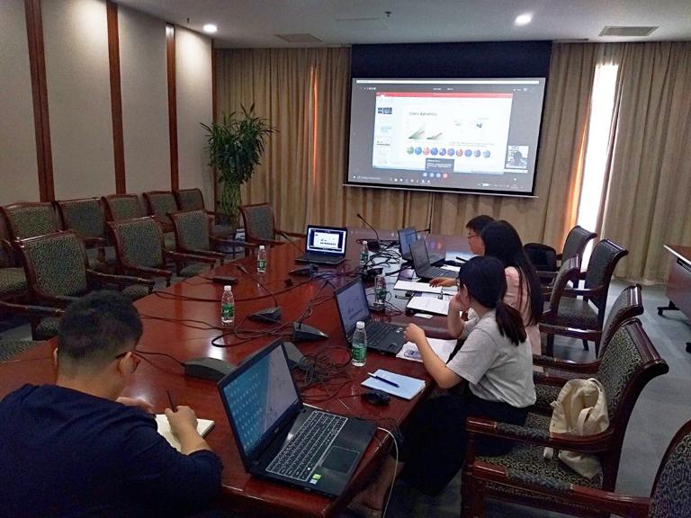 IKCEST and UNESCO held a skype meeting for Disaster Risk Reduction Knowledge Service