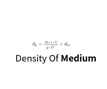 Calculate Density Of Medium
