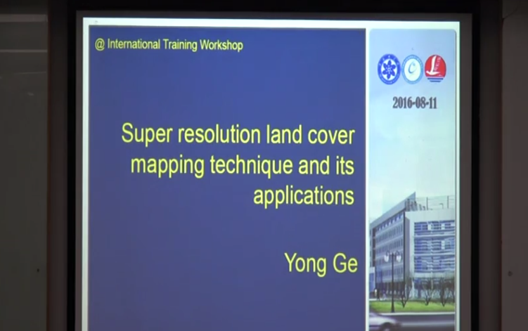Super resolution land cover mapping technique and its applications